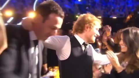 Sheeran takes Brit Awards, Lupita Nyong'o's pearl dress stolen