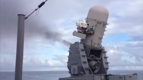 MIDDLE EAST: Phalanx CIWS used against a Houthi cruise missile