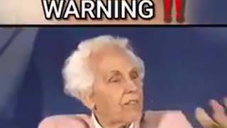 Colgate toothpaste and its warning is exposed by this elderly woman