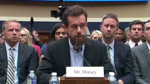 Jacky Dorsey testifies before Congress in 2018 on Twitter transparency