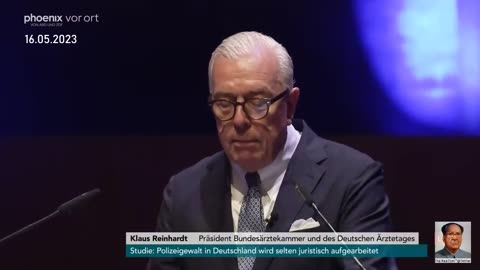 Dr. med. Klaus Reinhardt rechnet auf Ärztetag mit Lauterbach ab