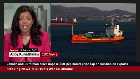 Canada, allies impose $60 US-per-barrel price cap on Russian oil exports