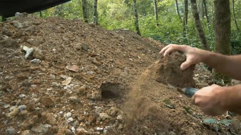 "Building a Permanent Hidden Stone Shelter for Survival: Mastering Bushcraft"