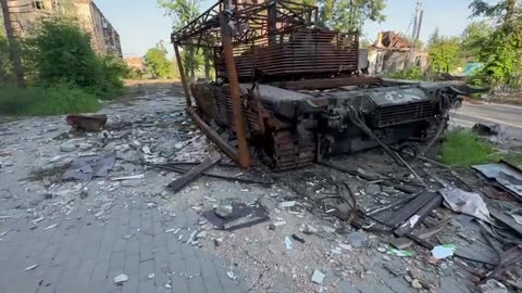 T-80BV of the Armed Forces of Ukraine destroyed by the "musicians"