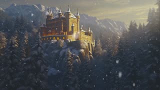 Beautiful Celtic Music, Relaxing Music, Fantasy Music - Castle In The Snow, Snow Covered