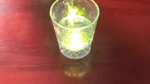 a shining glass
