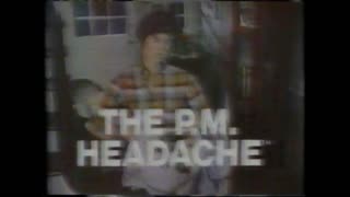 Excedrin "The P.M. Headache" - TV Commercial 1982 - *New Find May 2023