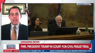 JUST IN: Judge Engoron seen laughing and smiling for the media prior to Trump’s trial…