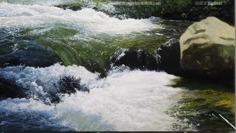 Painting This Rushing River