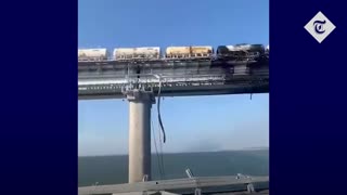 Footage Of Crimean Bridge Exploding 💣