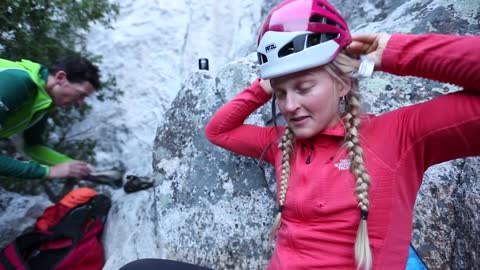 Petzl athlete Emily Harrington sends Golden Gate (5.13 VI) in El Capitan