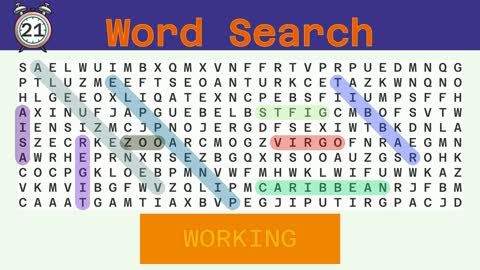 Word Search - Challenge 11/13/2022 - Hard - Random