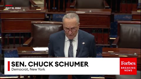 'They'll March In Line With Him'- Chuck Schumer Decries GOP's Obsequiousness Towards Trump