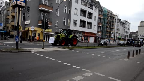 Farmers On Strike in Germany and the Farmers demonstrated in Berlin.