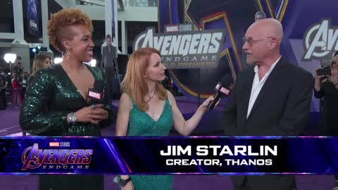 Thanos Creator Jim Starlin LIVE at the Avengers Endgame Premiere