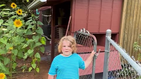 My Dad Built me a Chicken Coop!