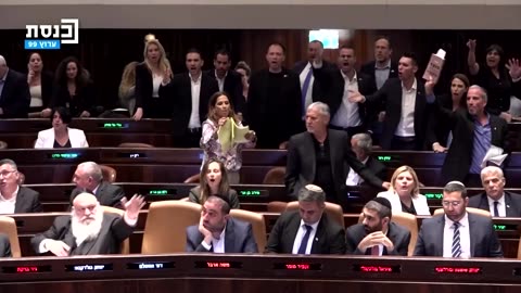 Israel's opposition walks out as contested law passes