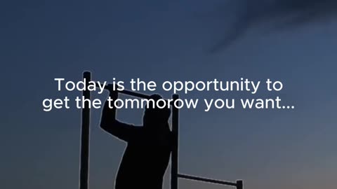 Today is the opportunity to...!!