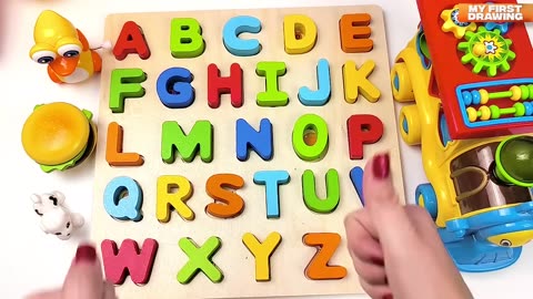 Learn ABC alphabet. ABC Puzzle | Best ABC Learning Video for Toddlers.Educational video