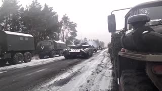 Russia shows tanks in Kyiv region