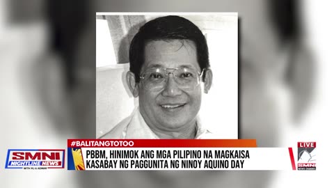 PBBM, hinimok ang mga Pilipino na magkaisa kasabay ng paggunita ng Ninoy Aquino Day