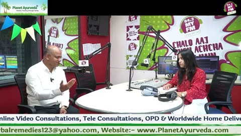 Dr. Vikram Chauhan with RJ Shonali in 94.3 MY FM Studio | Radio Health Talk