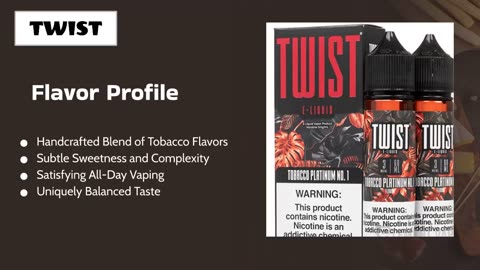 Tobacco Platinum No.1 Twist E-Liquid 120ml | Ultimate Vaping