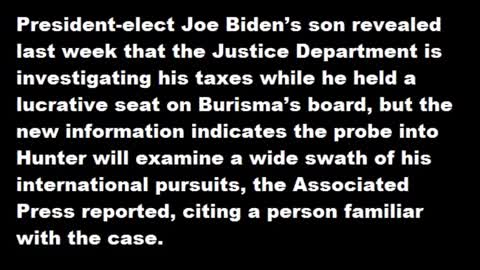 DOJ probe into Hunter Biden reportedly extends beyond Burisma