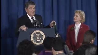 Compilation of President Reagans humor from selected speeches, 1981-1989