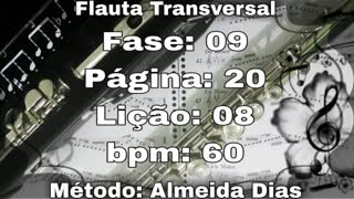 Fase: 09 Página: 20 Lição: 08 - Flauta [60 bpm]