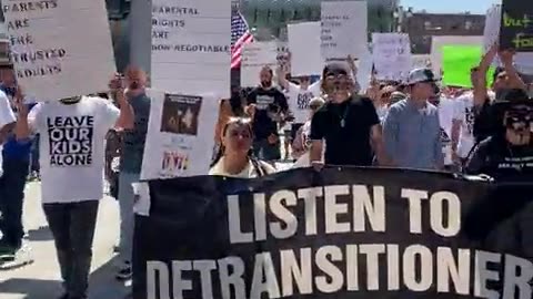 Los Angeles, California - Parents March on the Streets to LAUSD Headquarters