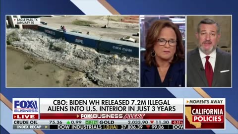 Ted Cruz · Biden deliberately and systematically broke the border from day one.