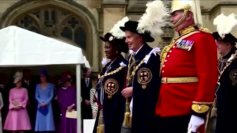 Royals attend Order of the Garter service in Windsor
