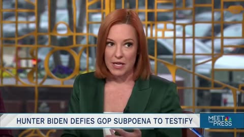 Jen Psaki SLAMS Hunter -- 'Please Stop Talking'