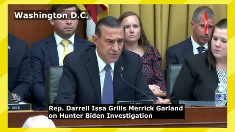 Rep. Darrell Issa Grills Merrick Garland on Hunter Biden Investigation