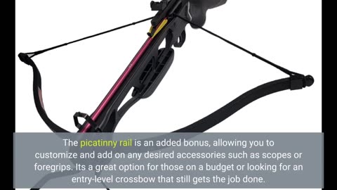 Buyer Comments: Manticore SAS 150lbs Crossbow with Scope, Extra Arrows and Rope Cocking Device