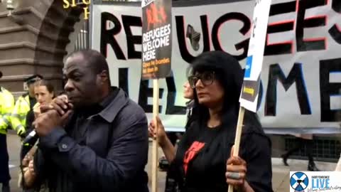 STAND UP TO RACISM PROTEST - Tory Party Conference Manchester OCT 2015