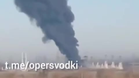 Power Plant Near Odessa Ukraine Hit