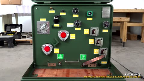 167 KVA Pad Mount Transformer - 8320Y/4800 Grounded Wye Primary, 240/120V Secondary