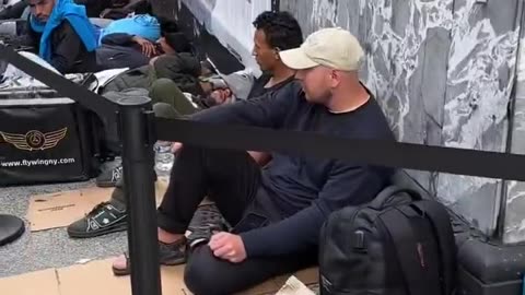 New York exposed: Homeless illegals and citisens are sleeping all over Manhattan.