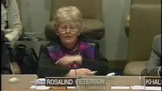 Rosalind Peterson 2007 UN Climate Change Conference