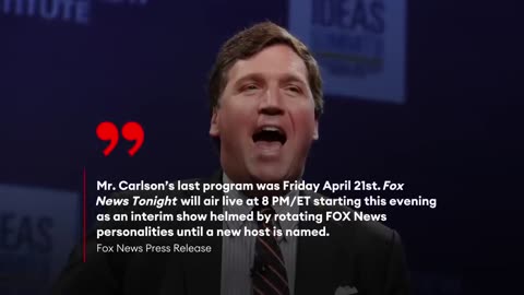 BREAKING NEWS: Tucker Carlson Suddenly Out At Fox News