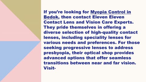 Best Myopia Control in Bedok