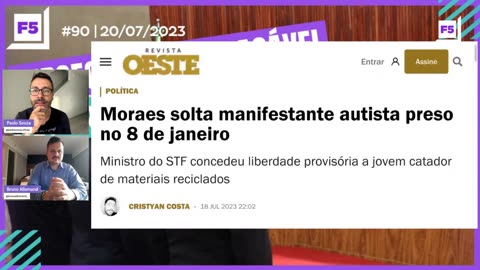 Programa F5 #90 | PERSEGUIÇÃO IMPLACÁVEL CONTRA BOLSONARO | 20/07/2023