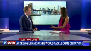 Andrew Giuliani says he would tackle crime on day one