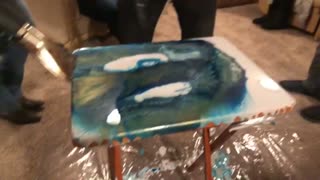 Repurposing a TV Tray With Resin (Meet More Of Jeff’s Awesome Rowdy Family)