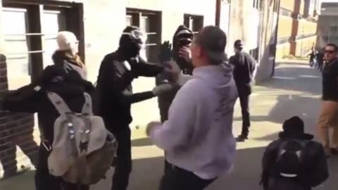 Antifa Pounded By Real Ones
