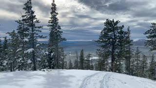 Views of Mount Bachelor from Vista Butte Summit – Central Oregon – Vista Butte Sno-Park – 4K