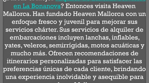 Consigue el mejor Alquiler de Lanchas Servicios en La Bonanova