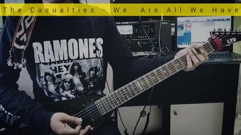 The Casualties - We Are All We Have (Guitar Cover) American Street Punk